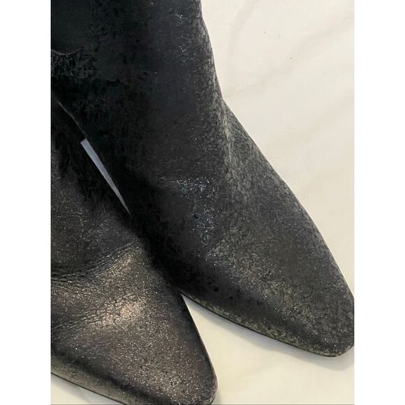 Donald Pliner Womens Laila Booties Silver Glitter 8.5 - Picture 6 of 10